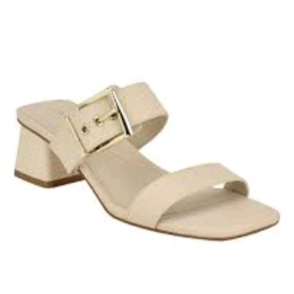 Sz 5 - NEW Calvin Klein Averie Women's Buckle Slide - Beige